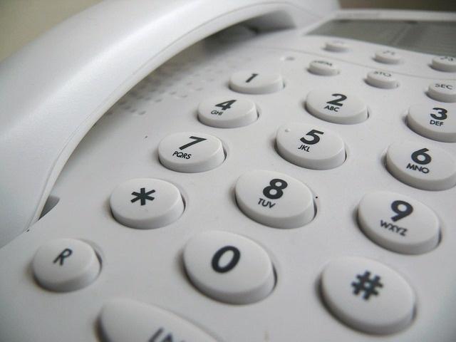 Tastiera di un telefono